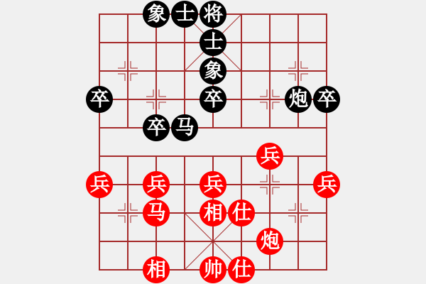 象棋棋譜圖片：社稷(6段)-勝-森林(5段) - 步數(shù)：40 