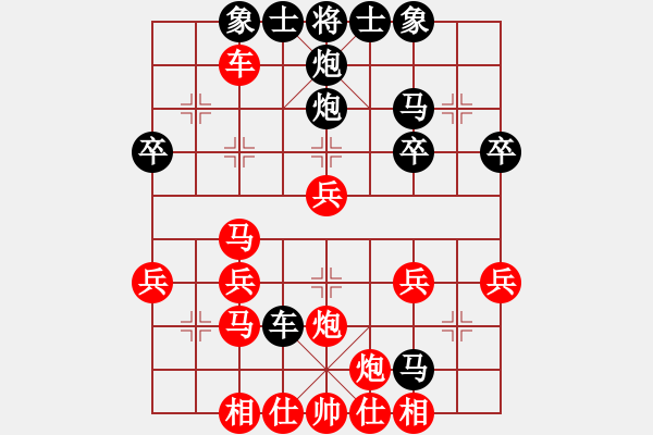 象棋棋譜圖片：頓挫 引將（帥）局例9 - 步數(shù)：0 