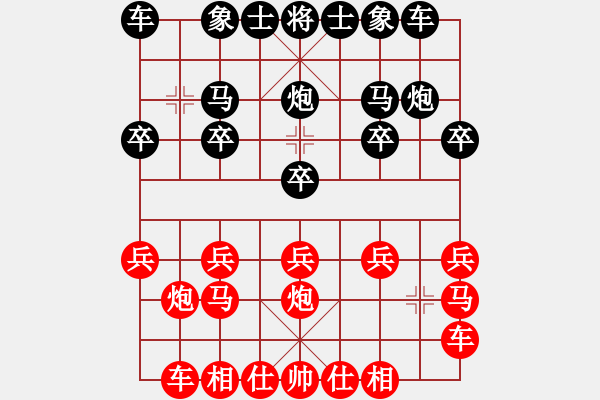 象棋棋譜圖片：邊馬局：先勝劉華明 - 步數(shù)：10 