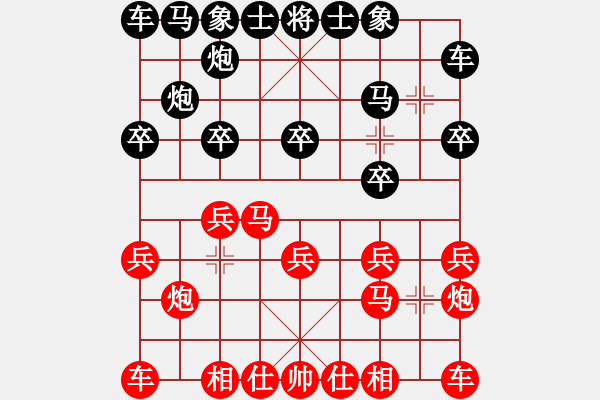 象棋棋谱图片：牛利民 先负 邹勇 - 步数：10 