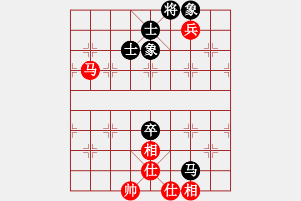 象棋棋譜圖片：應(yīng)城新哥(月將)-和-青年英雄(月將) - 步數(shù)：200 