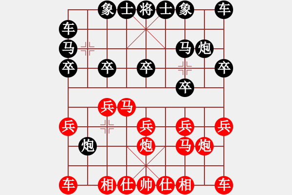 象棋棋譜圖片：襄陽(yáng)棋狂(2段)-勝-iamweak(1段) - 步數(shù)：10 