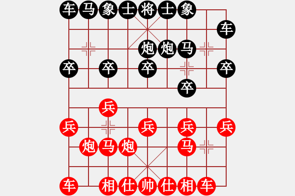 象棋棋譜圖片：天涯狗日的(8段)-勝-夏楠(9段) - 步數(shù)：10 