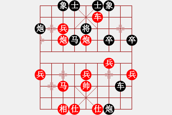 象棋棋譜圖片：小三愛(ài)下棋(2段)-勝-天下第二人(1段) - 步數(shù)：40 