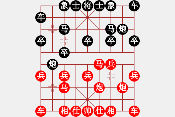 象棋棋譜圖片：第三屆廣東省智運(yùn)會(huì)07輪 張旺泉先勝何耿丹 - 步數(shù)：10 