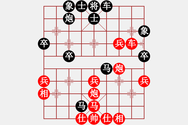 象棋棋譜圖片：我愛何玉花(9星)-勝-濰衛(wèi)校甄(9星) - 步數(shù)：40 