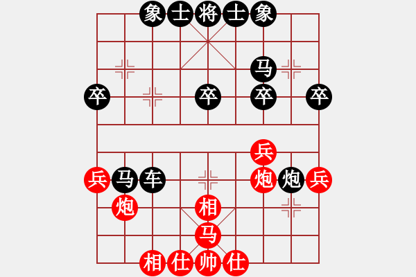 象棋棋譜圖片：無敵小子(2級)-負-小冠軍陶(3r) - 無敵小子(2級) (先負) 小冠軍陶(3r).XQF - 步數(shù)：40 