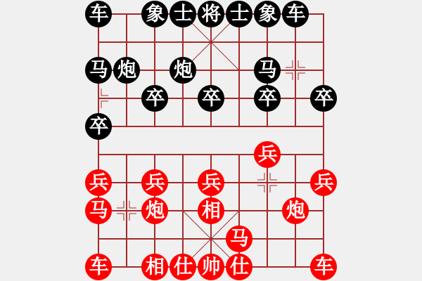 象棋棋譜圖片：高壓電（先勝）許都將軍 - 步數(shù)：10 