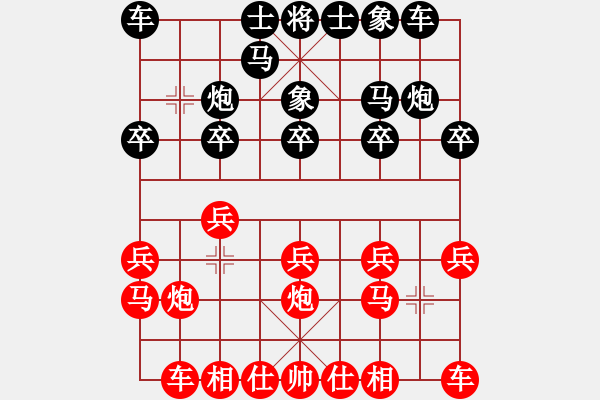 象棋棋譜圖片：劉麗梅 先和 陳幸琳 - 步數(shù)：10 