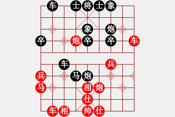 象棋棋譜圖片：雨的誘惑【紅】vs期待你的轉(zhuǎn)身【黑】 - 步數(shù)：40 