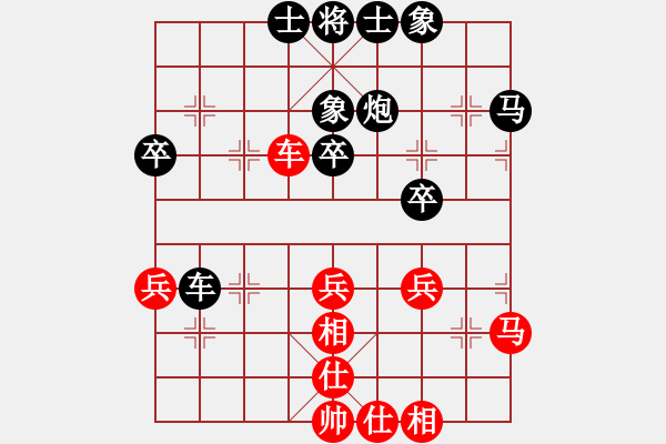 象棋棋譜圖片：茅臺(tái)酒香◆[紅] -VS- 草子[黑] - 步數(shù)：40 