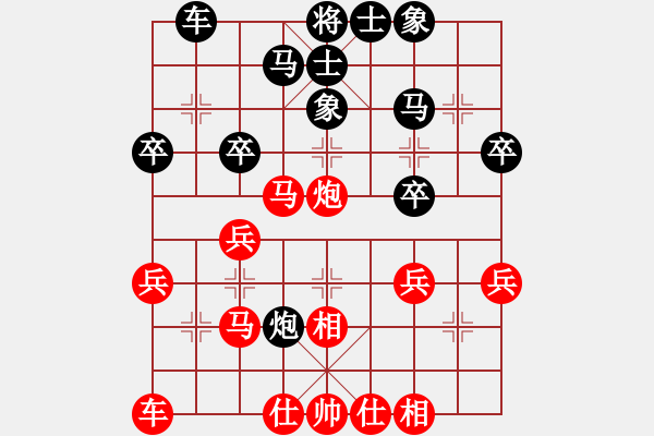 象棋棋譜圖片：守時(shí)待命(9級(jí))-勝-柳生靜云(3段) - 步數(shù)：30 