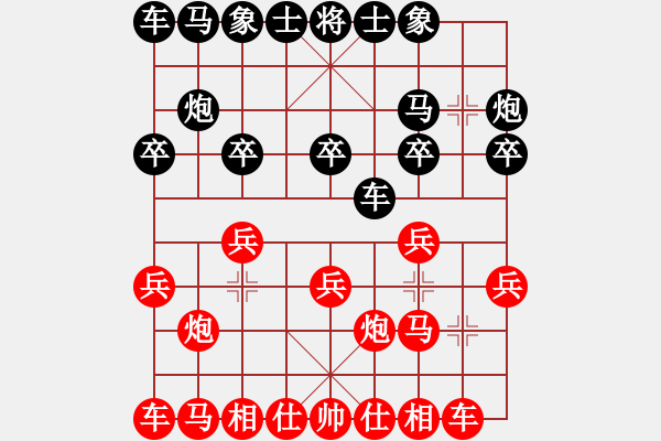 象棋棋譜圖片：徐彬       先和 賈廷輝 - 步數(shù)：10 