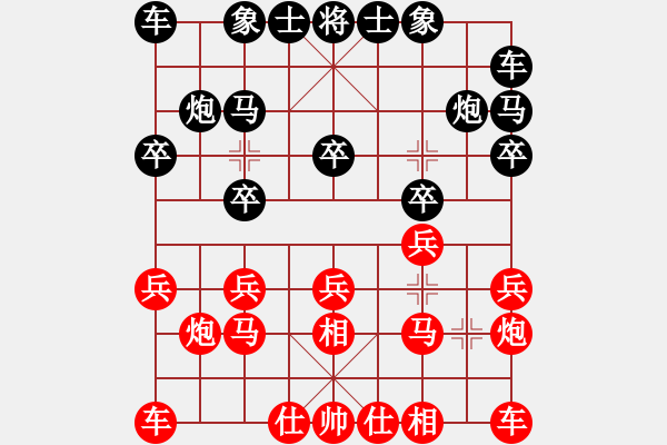 象棋棋譜圖片：4B- 畫出彩虹 許宇翔 先和 香港習(xí)弈棋院Ａ 黃顥頤 - 步數(shù)：10 