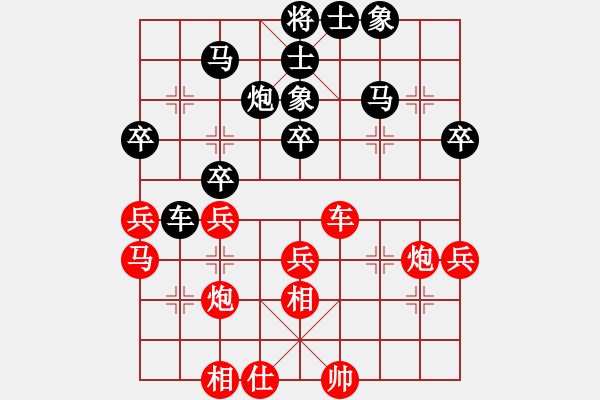 象棋棋譜圖片：abctachi(8段)-和-jkjktt(7段) - 步數(shù)：40 