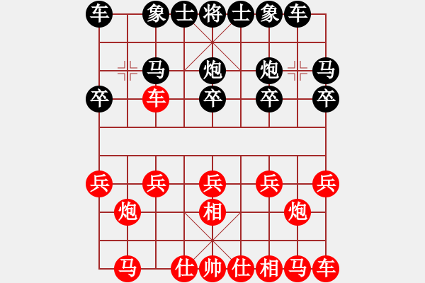 象棋棋譜圖片：陶瓷鍍金[296787776] -VS- 許舒[531446899] - 步數(shù)：10 