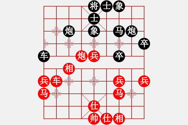 象棋棋譜圖片：混元教主(6段)-勝-十仔吳(9段) - 步數(shù)：40 