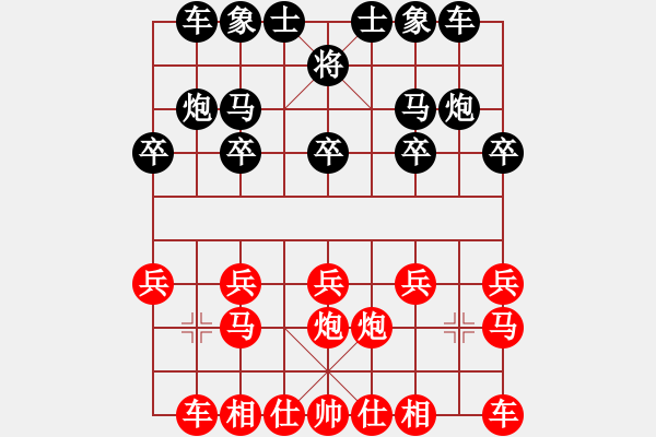 象棋棋譜圖片：Dont Cry[紅] -VS- 苦色的雨季[黑] - 步數(shù)：10 