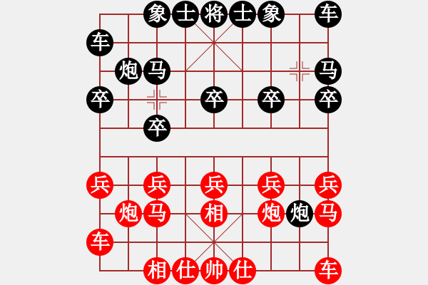 象棋棋譜圖片：32局 A02- 邊馬局-小蟲引擎23層(2595) 先勝 郭嘉(2200) - 步數(shù)：10 