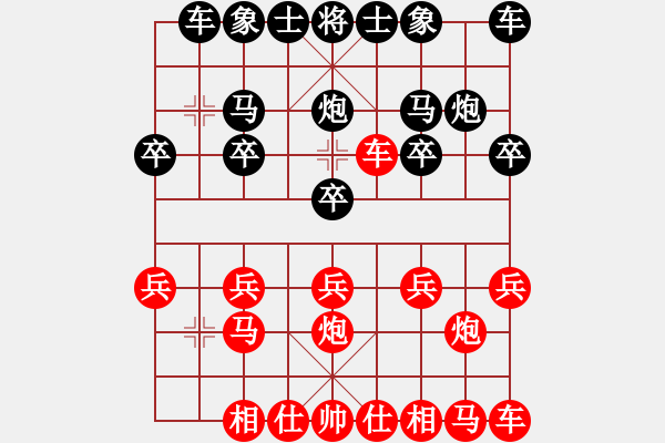 象棋棋譜圖片：橫才俊儒[292832991] -VS- 吉祥[2578059748] - 步數(shù)：10 