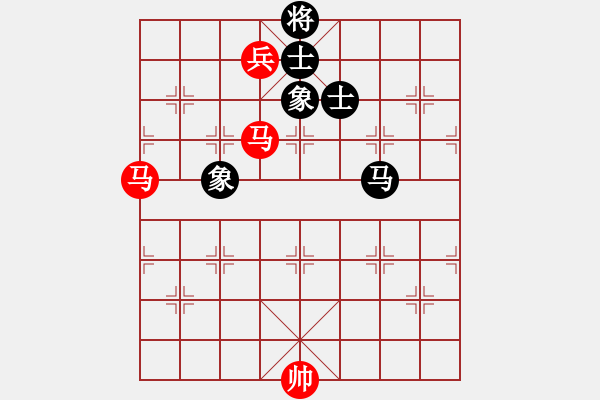 象棋棋譜圖片：雙馬兵例勝馬士象全 - 步數(shù)：0 