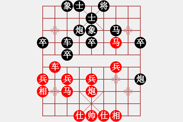 象棋棋譜圖片：常勝得主(6段)-負(fù)-千山奇兵(3段) - 步數(shù)：40 