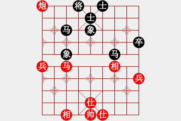 象棋棋谱图片：bbboy002(4级)-胜-华林可(3级) - 步数：60 