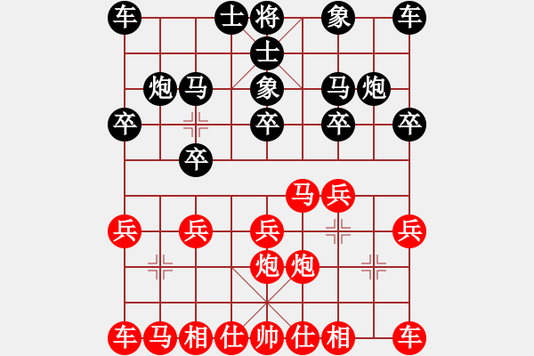 象棋棋譜圖片：化險(xiǎn)為夷 躍馬絕殺 - 步數(shù)：10 