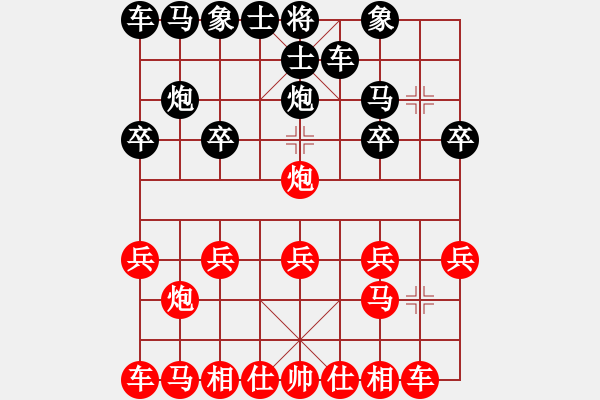 象棋棋譜圖片：10-11-05 九五之尊[1236]-負(fù)-東萍象棋網(wǎng)[1109] - 步數(shù)：10 