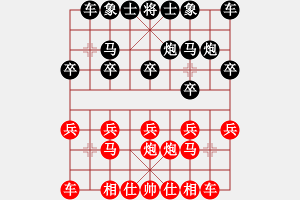 象棋棋譜圖片：虛谷[紅] -VS- 一凡[黑] - 步數(shù)：10 