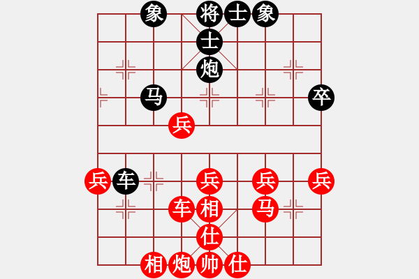 象棋棋譜圖片：2015.6.12.3櫻園街甄永強(qiáng)先負(fù)老崔.pgn - 步數(shù)：40 