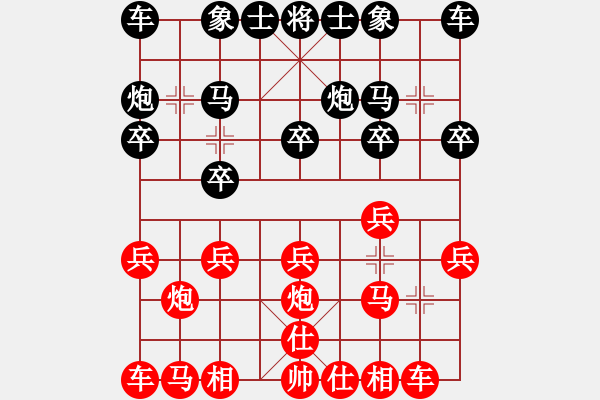 象棋棋譜圖片：《堅(jiān)定不移，擊其惰歸！》qtds8837【先負(fù)】寧波戚文卿(2015-4-16弈于大師網(wǎng)高級(jí)棋室) - 步數(shù)：10 