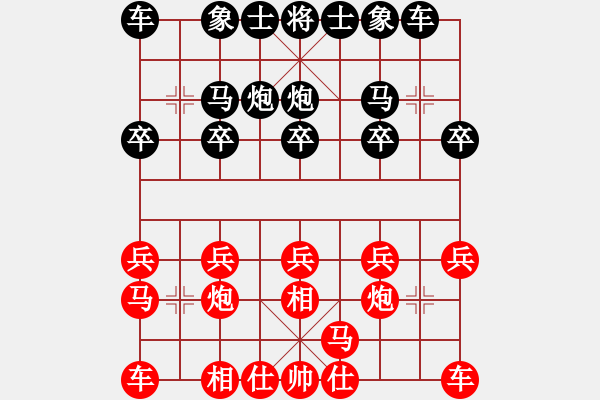 象棋棋譜圖片：布老虎［紅］-VS- 泰興之窗［黑］ - 步數(shù)：10 