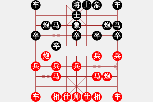 象棋棋譜圖片：小兔聽狼嚎[610589561] 勝 芳棋(純?nèi)讼缕?[893812128] - 步數(shù)：10 