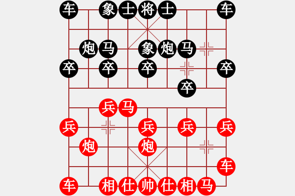 象棋棋譜圖片：棋局評測對局 - 步數(shù)：10 