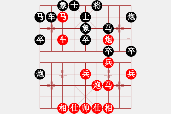 象棋棋譜圖片：小二哥[紅] -VS- 創(chuàng)意學(xué)生用品[黑] - 步數(shù)：40 