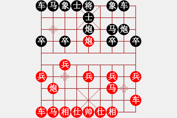 象棋棋譜圖片：橫才俊儒[292832991] -VS- 帥帥[310840301] - 步數：10 