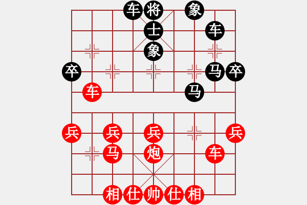 象棋棋譜圖片：野瘋牛[363789828] -VS- 棋友-魚鳥[575644877] - 步數(shù)：40 