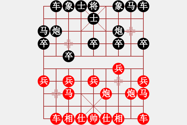 象棋棋譜圖片：11293局 A60-過宮炮局-旋九專雙核-大師 紅先和 小蟲引擎24層 - 步數(shù)：10 