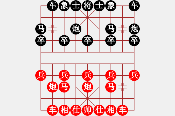 象棋棋譜圖片：一步一殺2012[紅] -VS- laohuzhena[黑] - 步數(shù)：10 