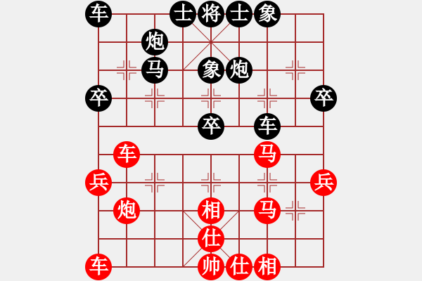 象棋棋譜圖片：安樂(lè)山人[1014508772] -VS- 山 雞[759122344] 4 9 17 - 步數(shù)：40 