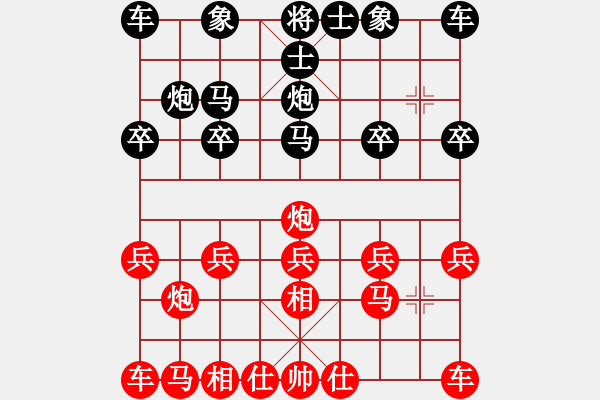 象棋棋譜圖片：[9級(jí)]180****1909 先負(fù) [12級(jí)]浩軒爺 - 步數(shù)：10 