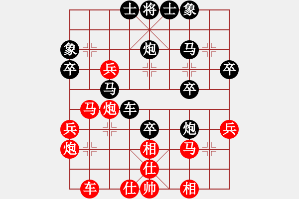 象棋棋譜圖片：泰國(guó) 基沙納 負(fù) 德國(guó) 濮方堯 - 步數(shù)：40 