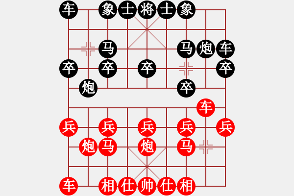 象棋棋谱图片：雪拥兰关(8段)-负-三起三落(7段) - 步数：10 