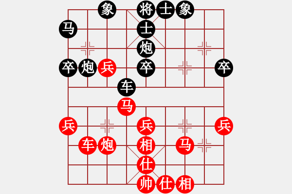 象棋棋譜圖片：陶高科     先勝 陳松       - 步數(shù)：40 