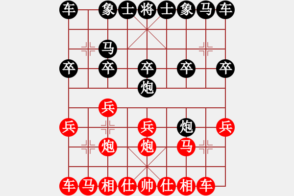 象棋棋譜圖片：人機(jī)對戰(zhàn) 2025-1-12 10:11 - 步數(shù)：10 