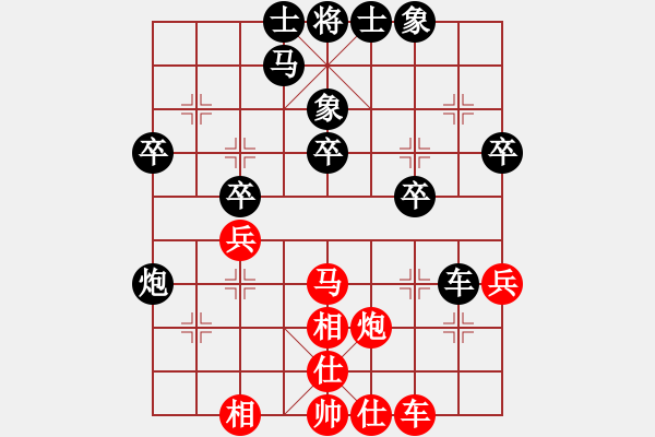 象棋棋譜圖片：阿敏[1776491408] -VS- 兩頭蛇[406039482] - 步數(shù)：40 