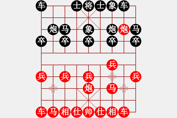 象棋棋谱图片：奇兵2007重庆比赛版(每步时间:60000000层数64一局107374182分钟)和金蛇狂舞迷信 - 步数：10 