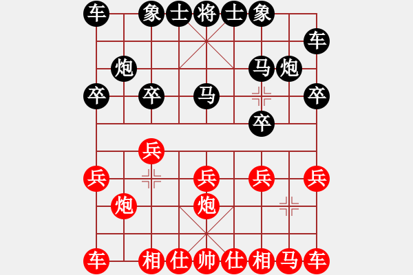 象棋棋譜圖片：威海 伍飛 -VS-威海 隋曉亮 - 步數(shù)：10 