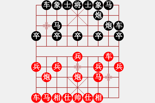 象棋棋譜圖片：安順大俠(3段)-和-奉棋協(xié)(7段) - 步數(shù)：10 